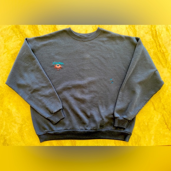 Vintage Embroidered MARFA Evil Eye Sweatshirt - Picture 3 of 6